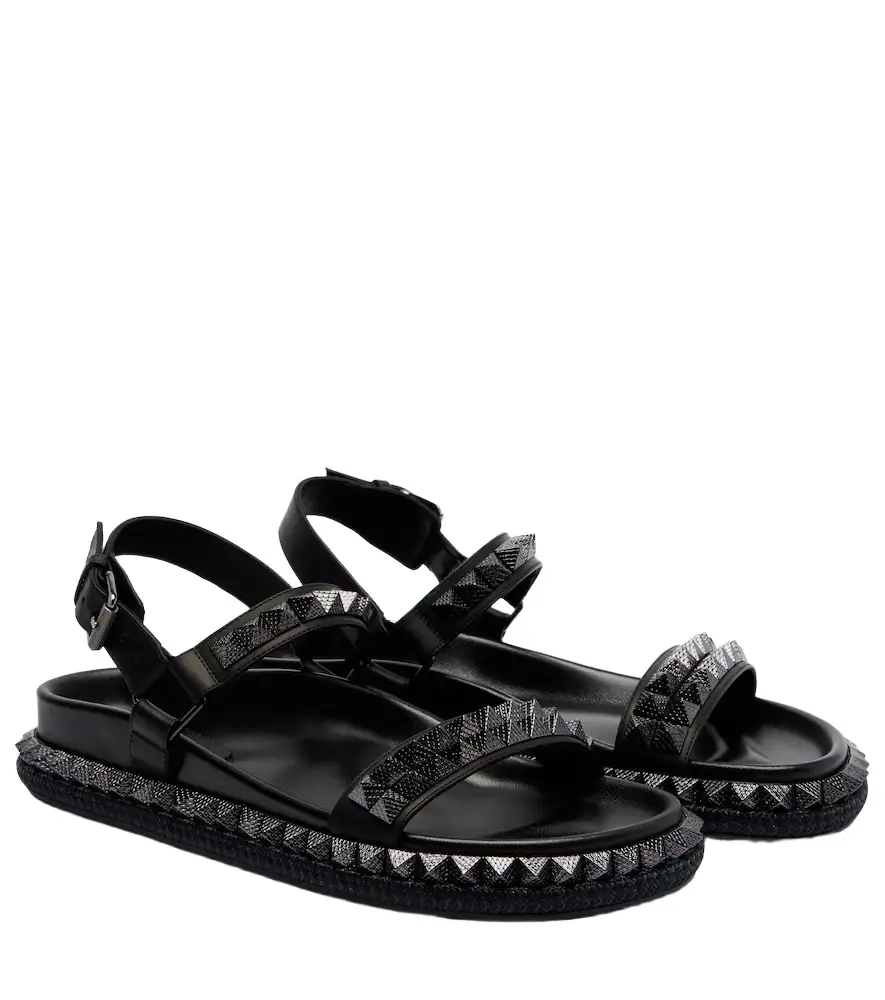 Christian Louboutin Pyrabizz spiked leather sandals