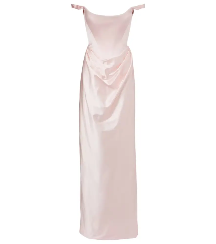 Vivienne Westwood Satin bustier gown