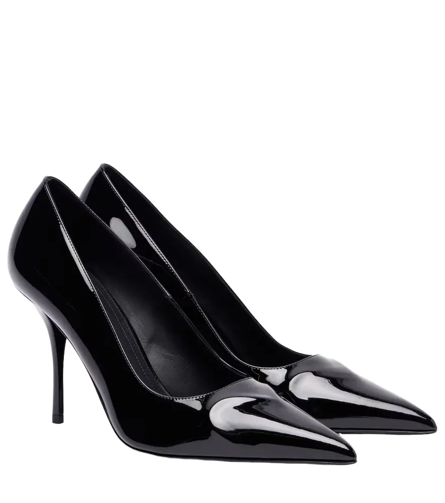 Alaia Alaïa Le Caur 3D 90 patent leather pumps