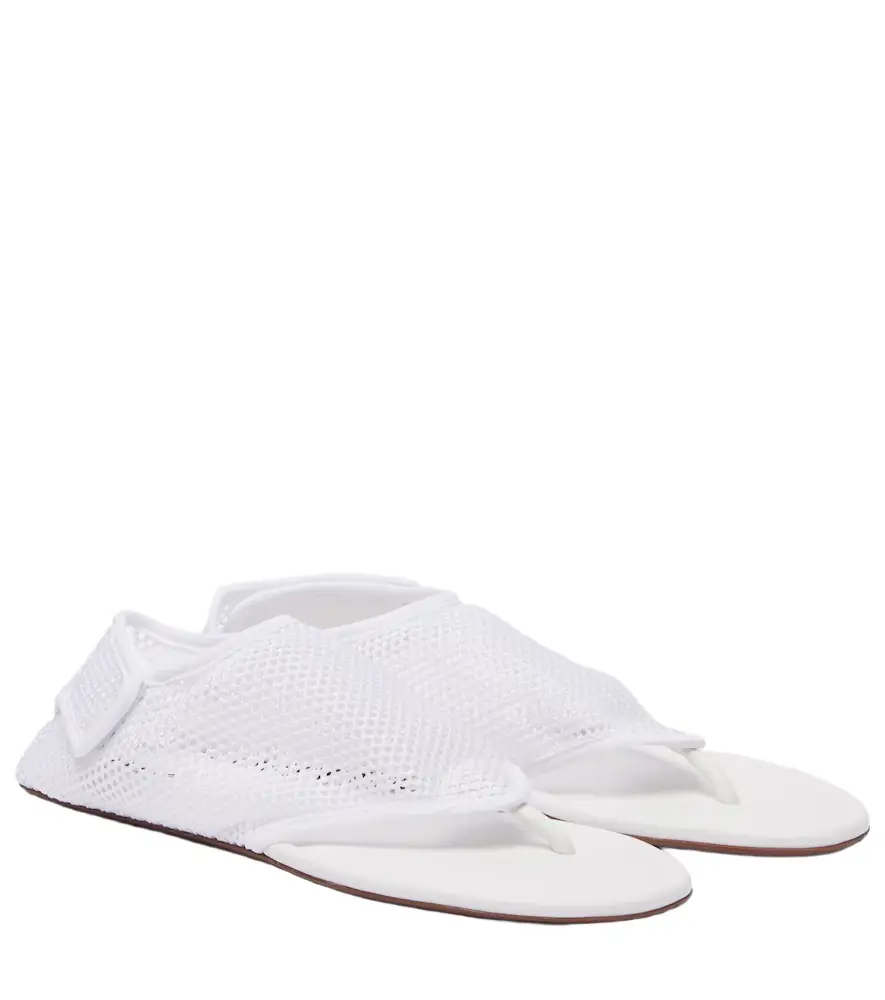 Alaia Alaïa Flex mesh thong sandals