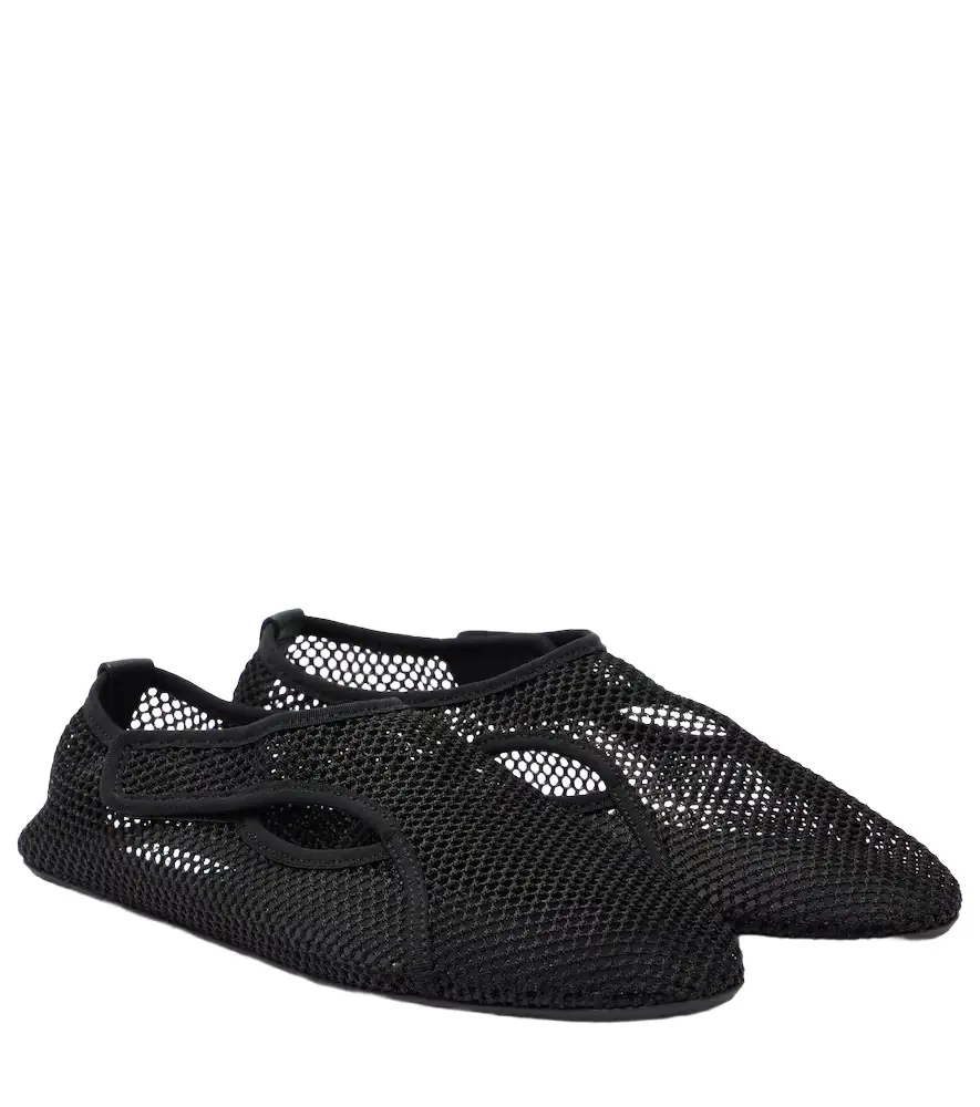 Alaia Alaïa Fishnet slip-on shoes