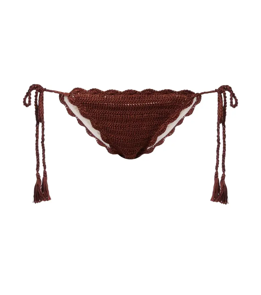 Anna Kosturova Crochet cotton bikini bottom
