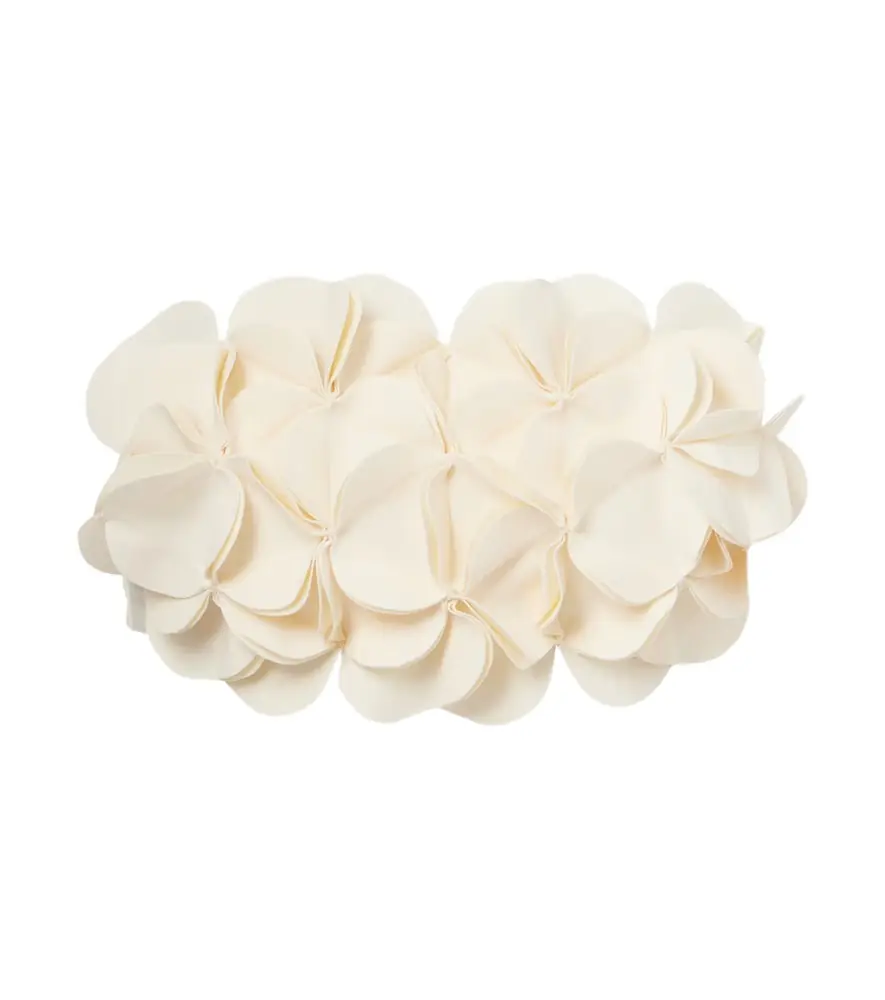 Karla Colletto Floral bandeau bikini top