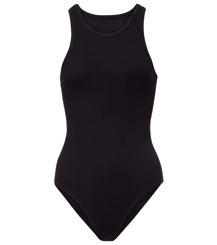 Alaia Alaïa Ribbed-knit bodysuit