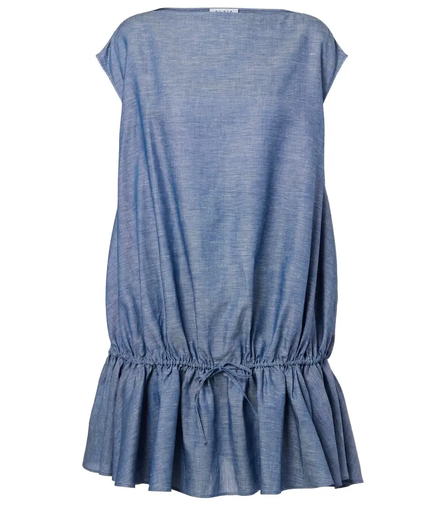 Alaia Alaïa Chambray minidress