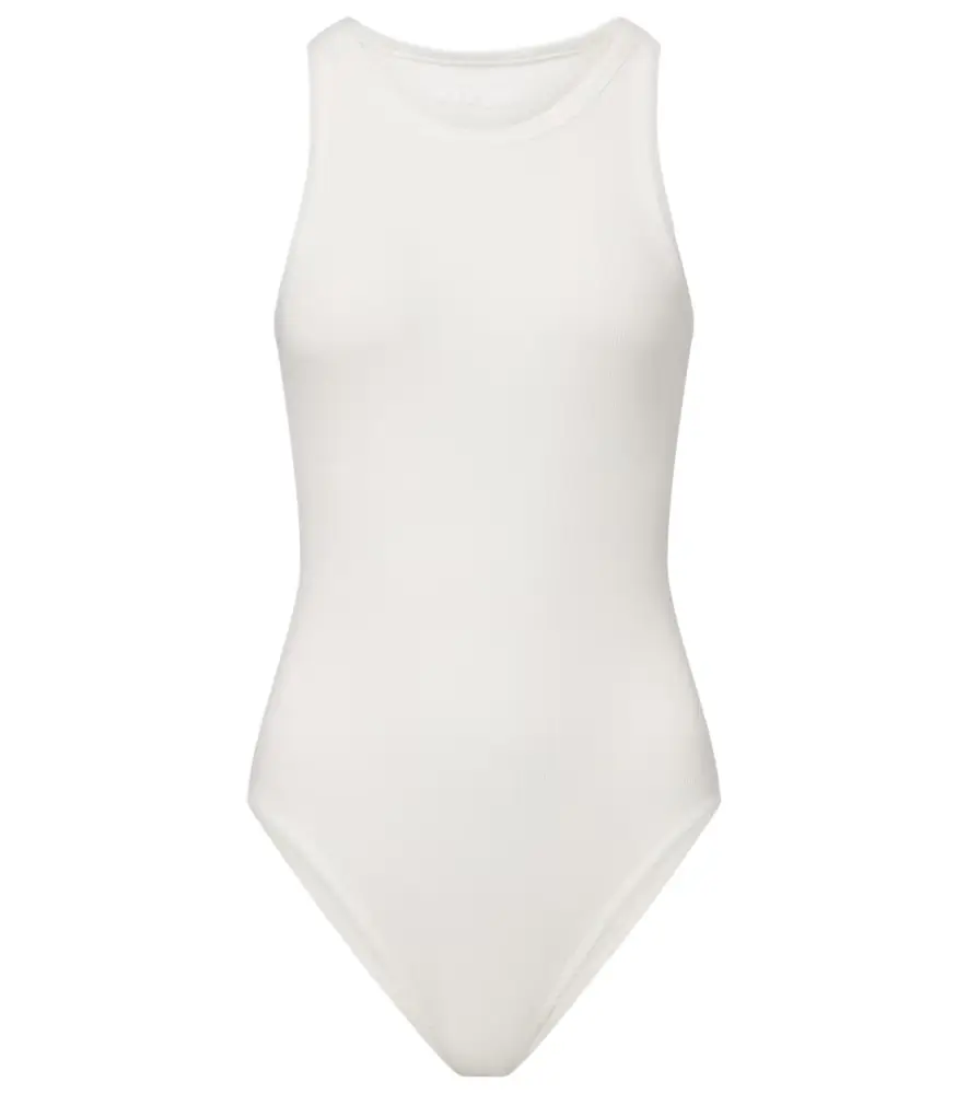 Alaia Alaïa Ribbed-knit bodysuit