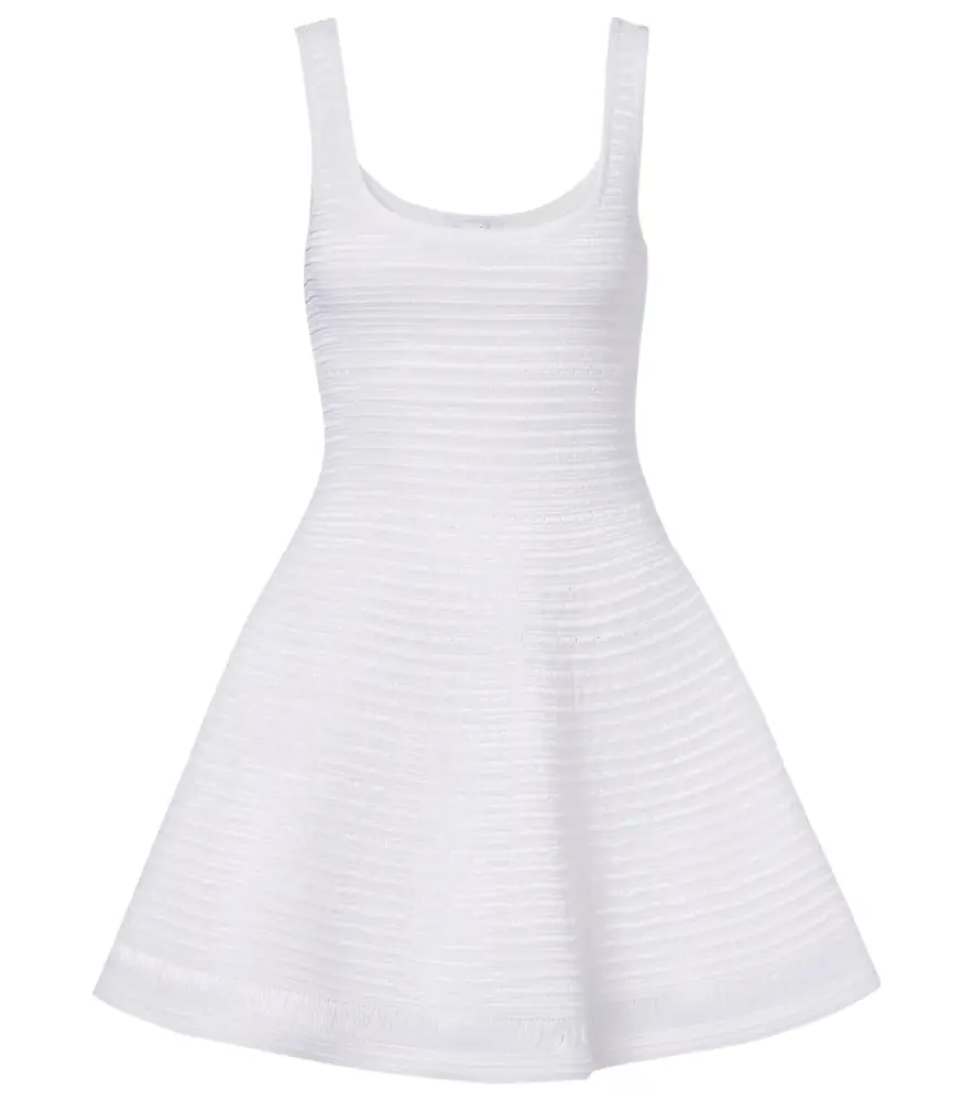 Alaia Alaïa Peplum mini dress