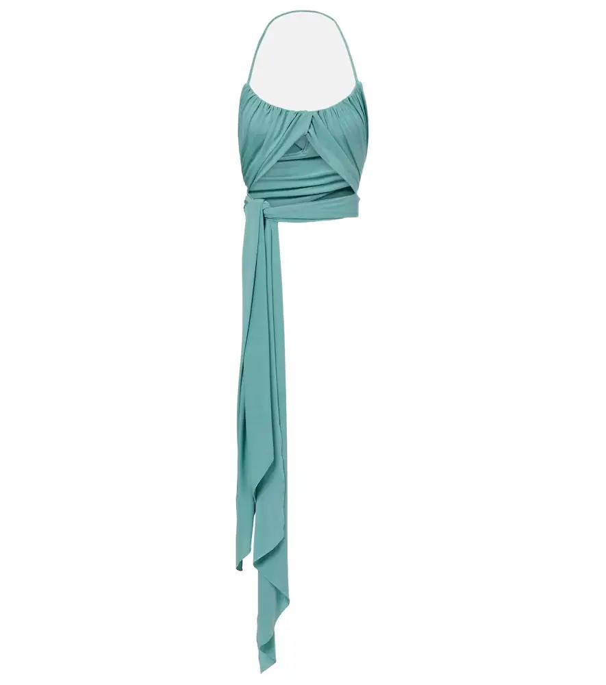 Alaia Alaïa Draped halterneck top