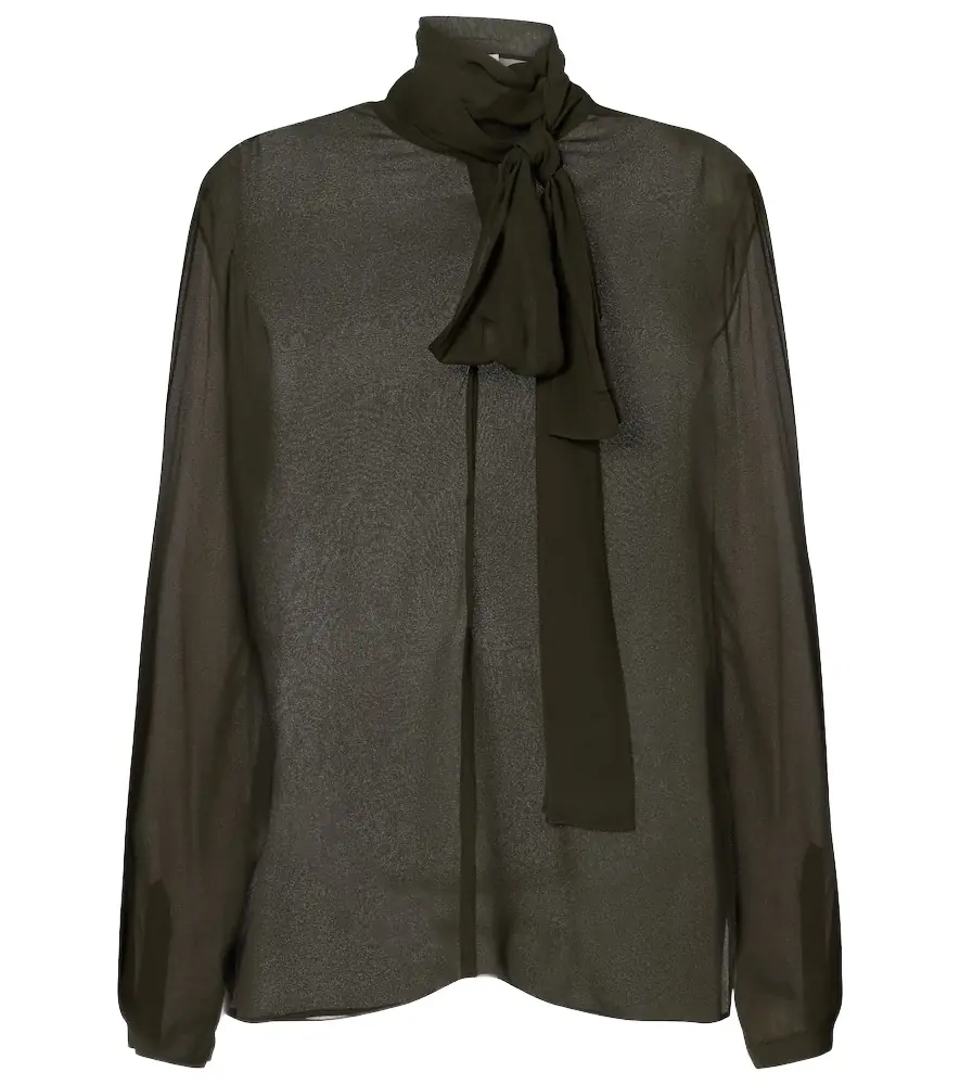 Alaia Alaïa Crêpe georgette blouse