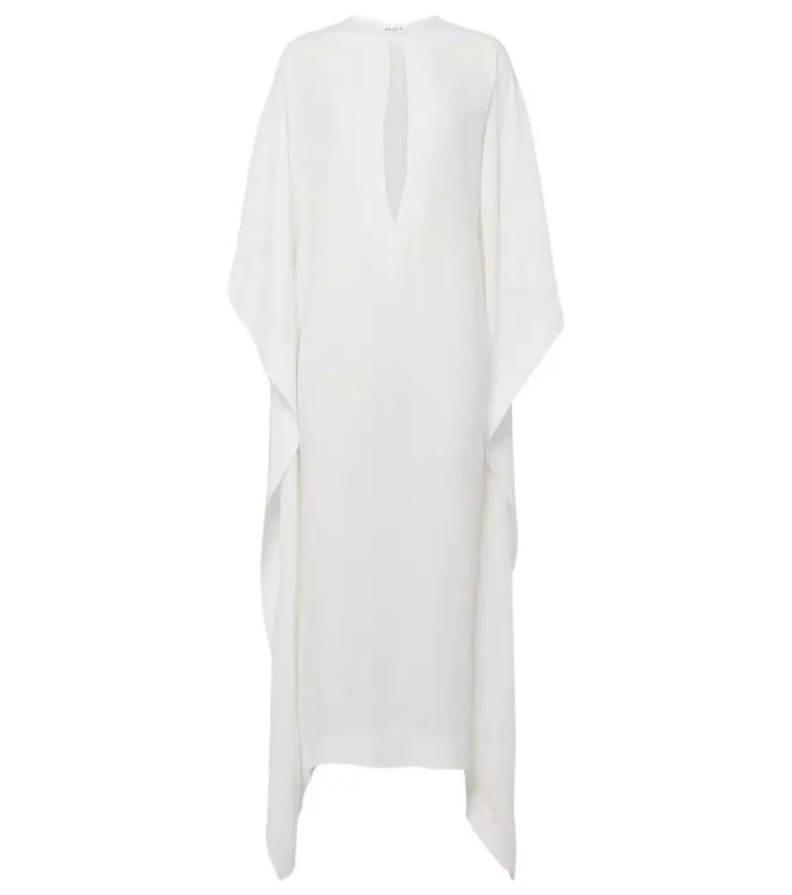 Alaia Alaïa Oversized crêpe kaftan