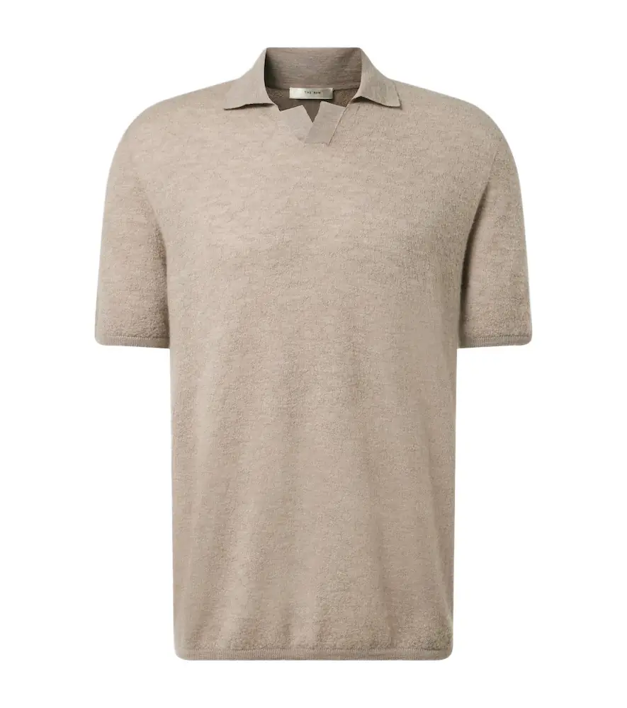 The Row Isao cashmere polo shirt