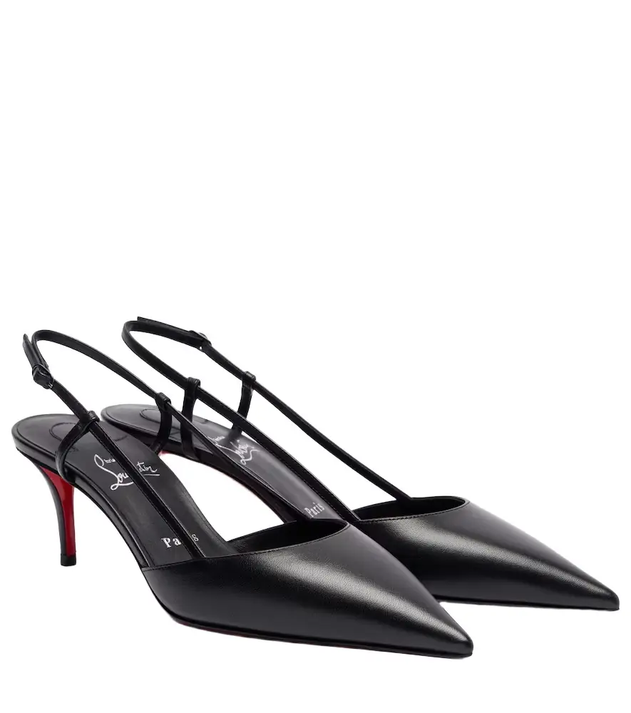 Christian Louboutin Miss Z Sling 60 leather slingback pumps