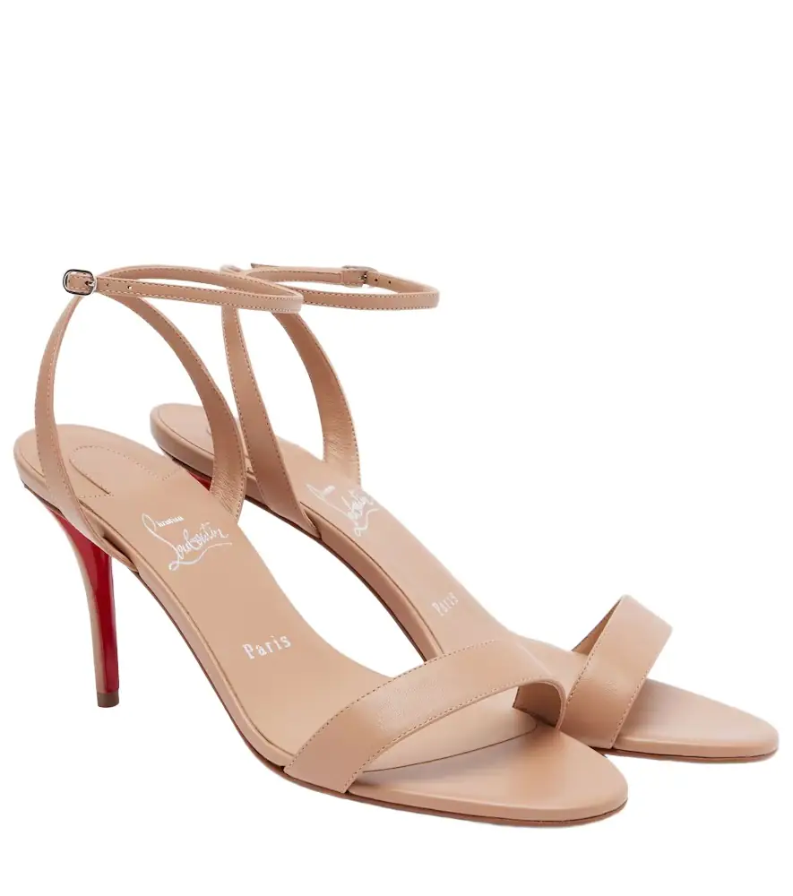 Christian Louboutin Miss Z 80 leather sandals