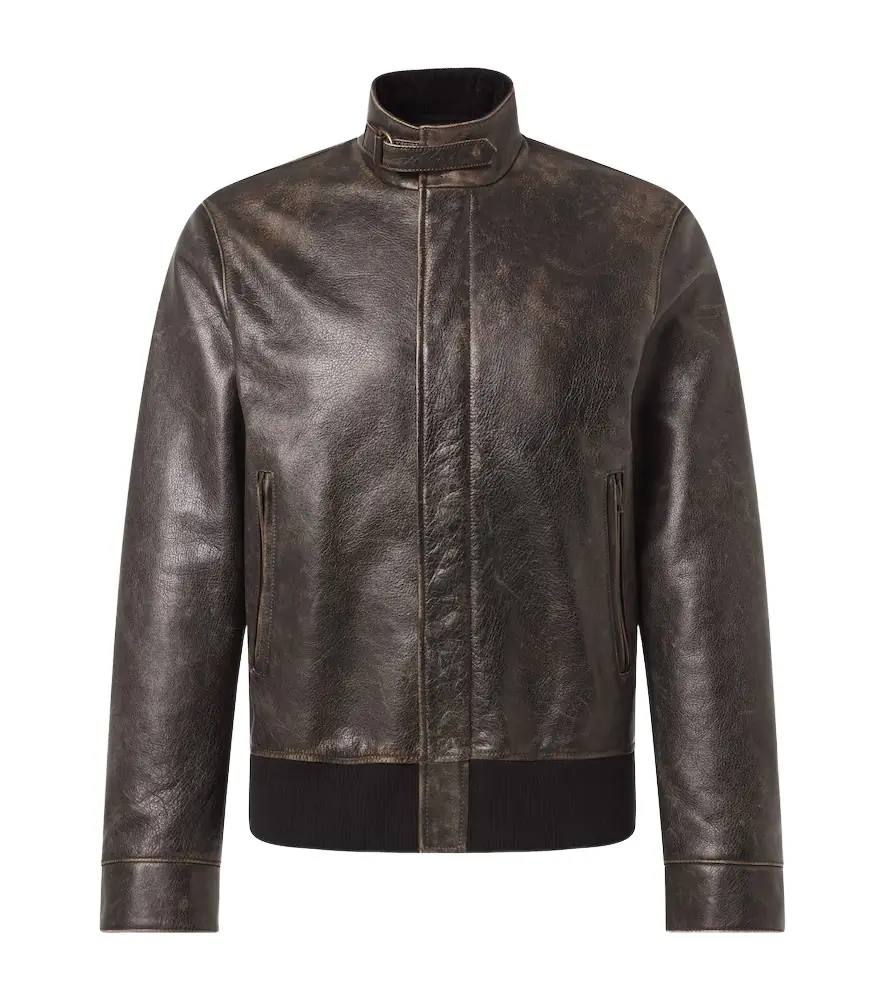 The Row Edrice leather jacket