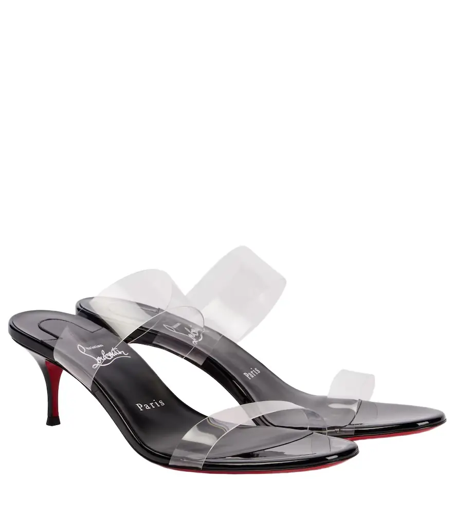 Christian Louboutin Just Nothing 55 PVC sandals
