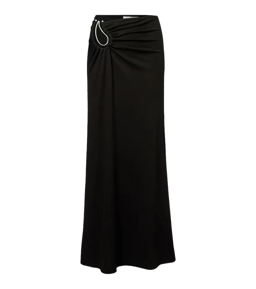 Christopher Esber Paisley gathered maxi skirt