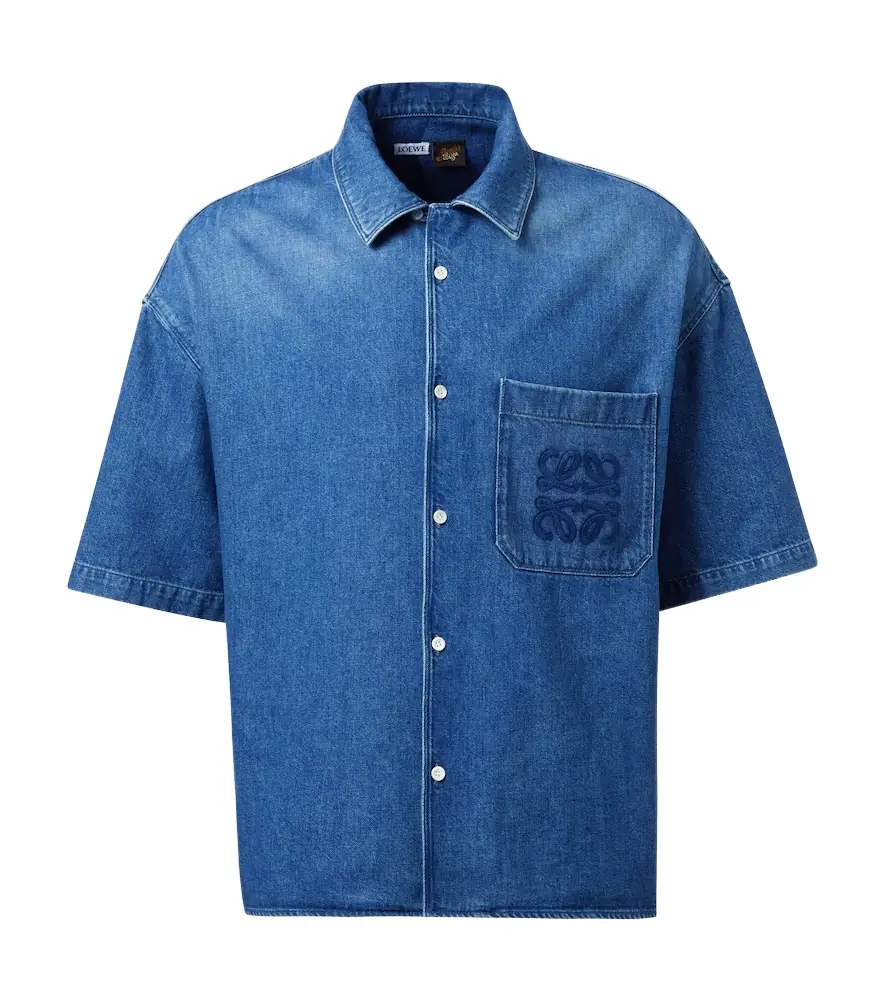 Loewe Paula's Ibiza denim bowling shirt
