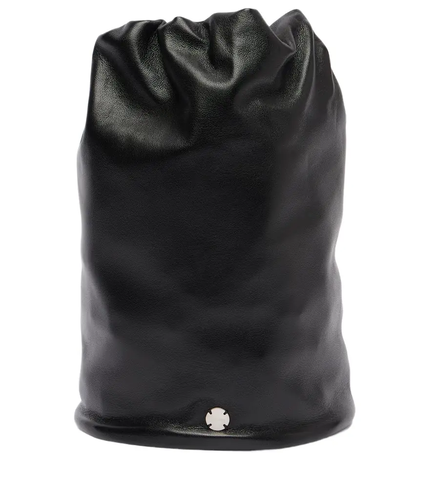 The Row Astra leather pouch