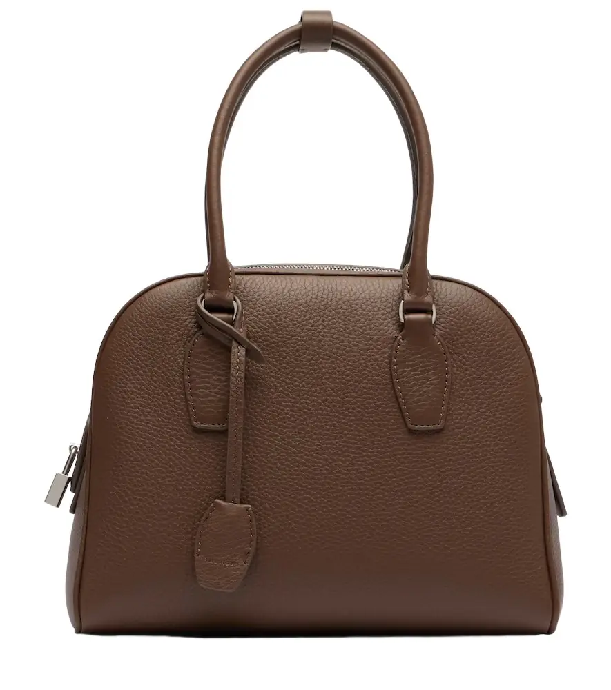 The Row India 10 Small leather tote bag