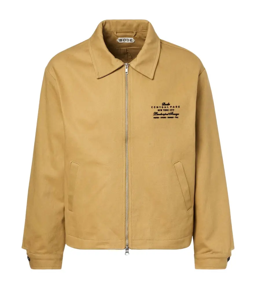 Bode Central Park cotton blouson jacket