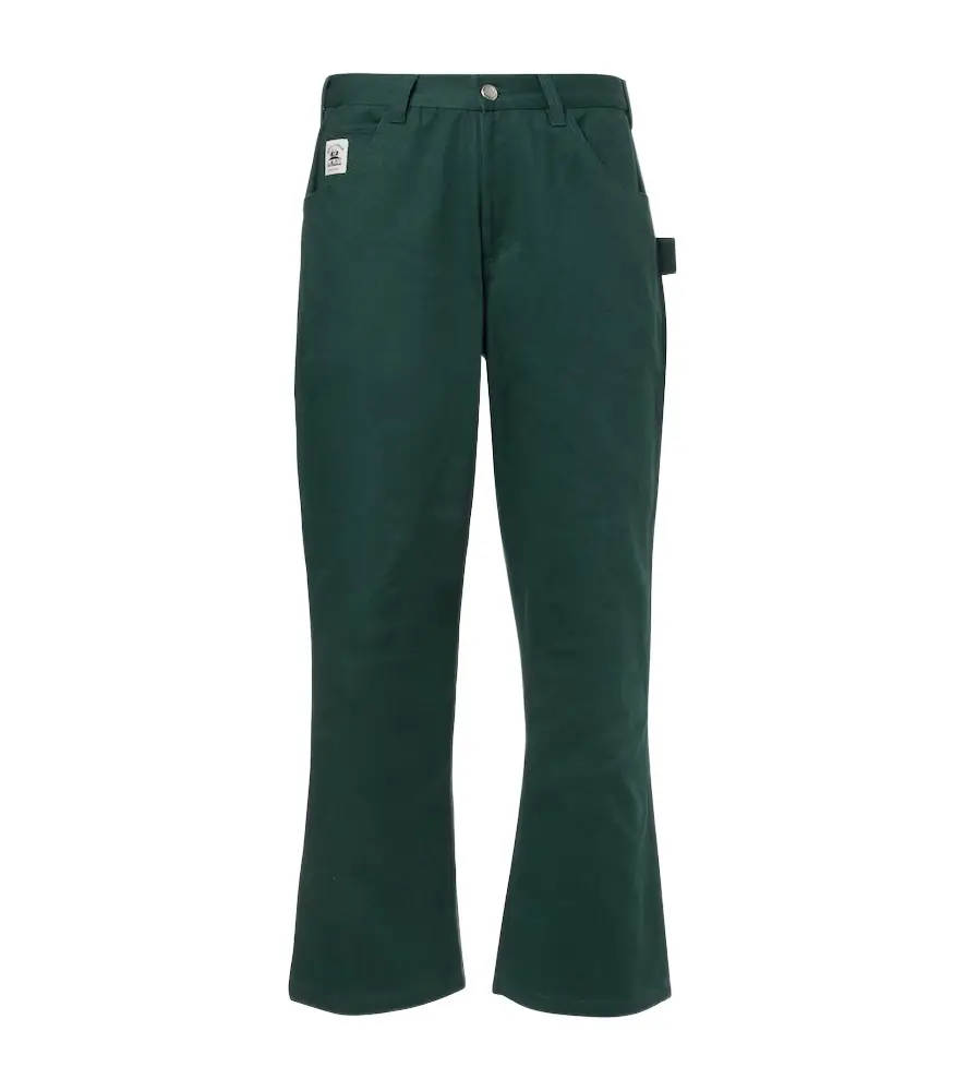 Bode Knolly Brook cotton twill straight pants