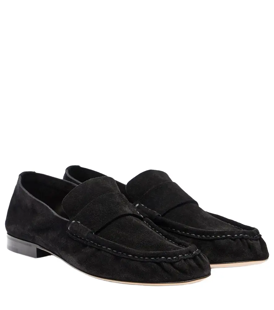 The Row Suede loafers