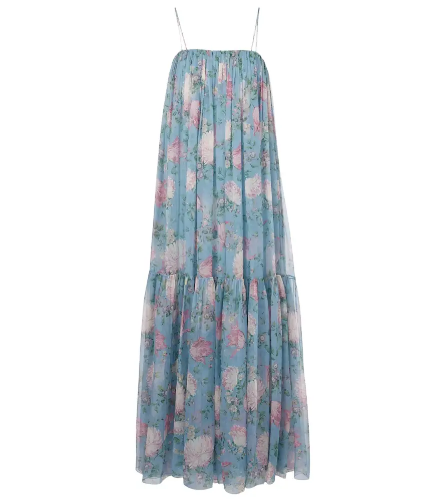 Chloe Chloé Floral silk muslin maxi dress
