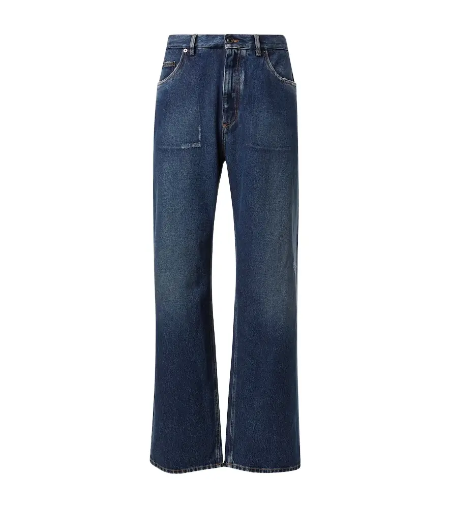 Dolce & Gabbana Low-rise wide-leg jeans