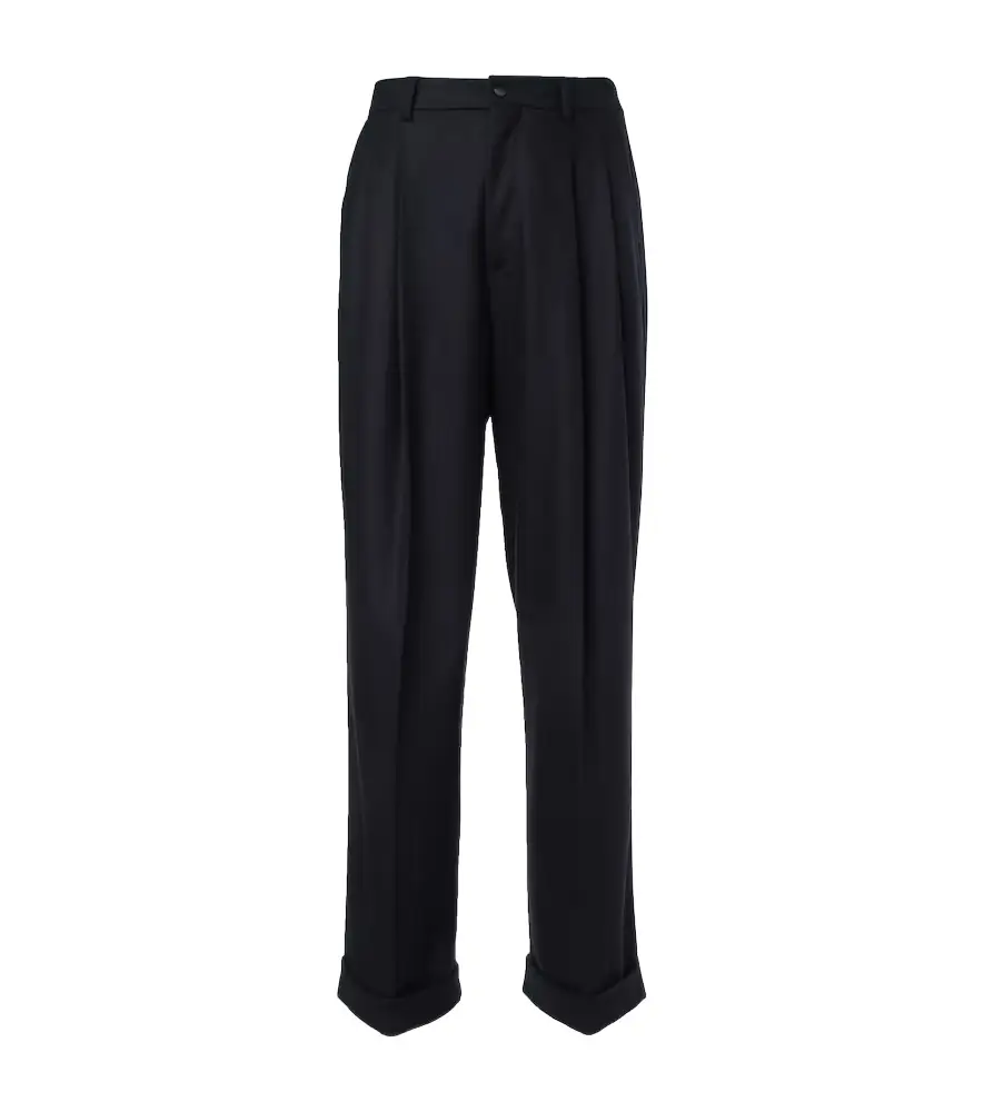 Dolce & Gabbana Virgin wool wide-leg pants