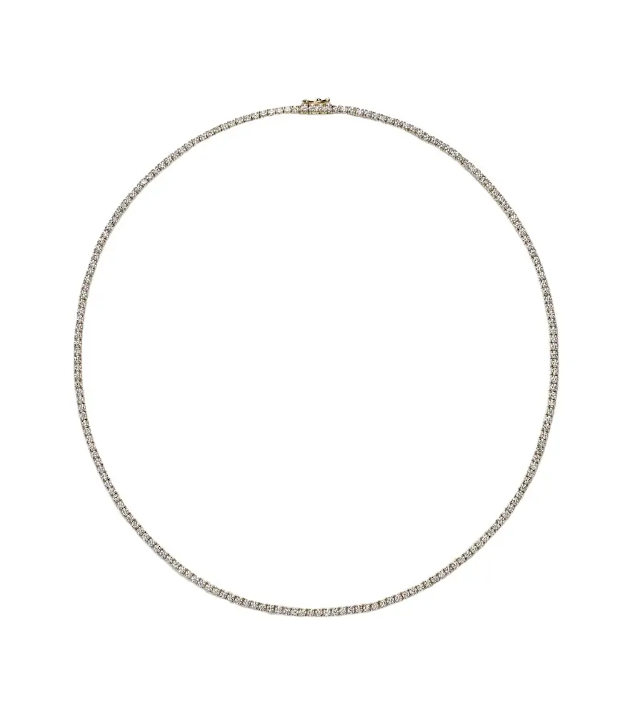 Anita Ko Hepburn 18kt gold choker with diamonds