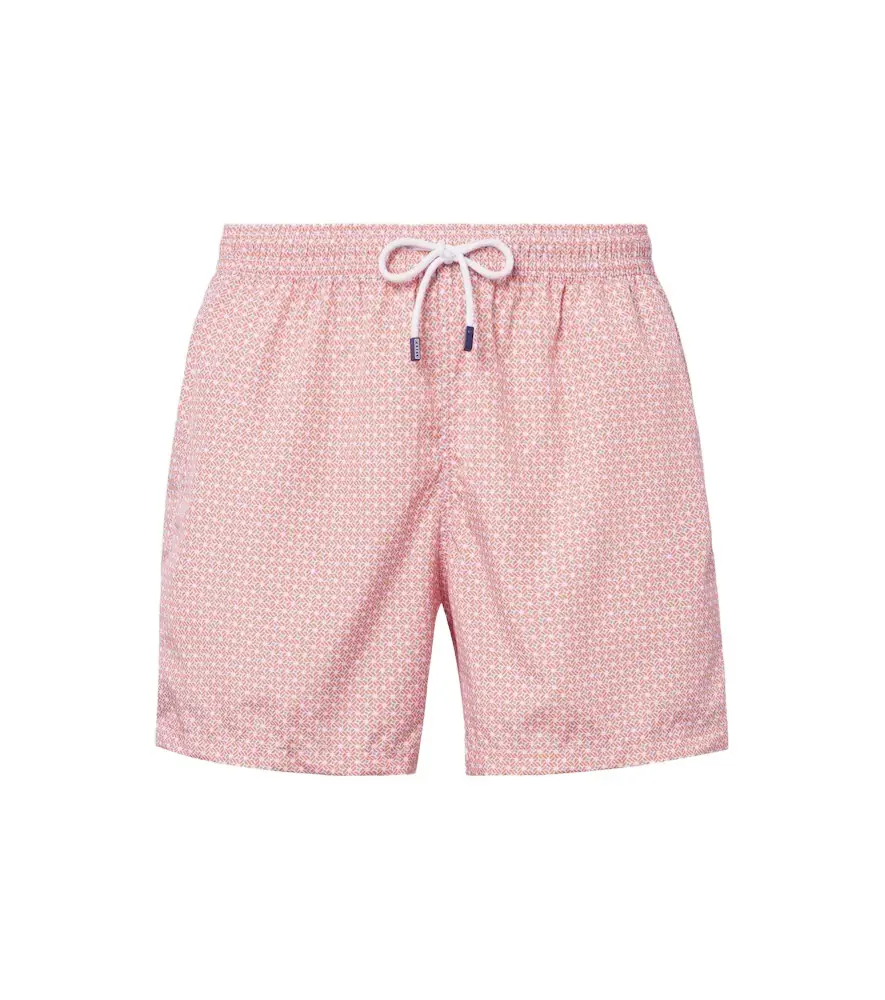 Fedeli Madeira printed swim trunks