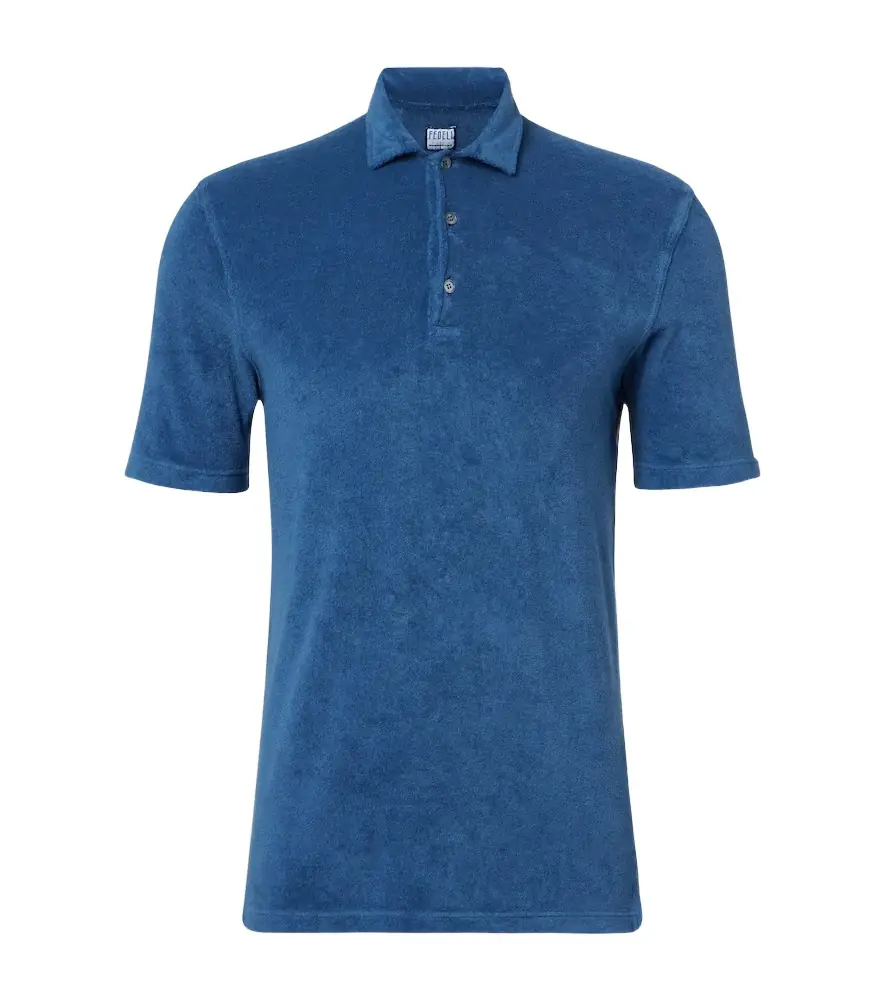 Fedeli Mondial cotton terry polo shirt