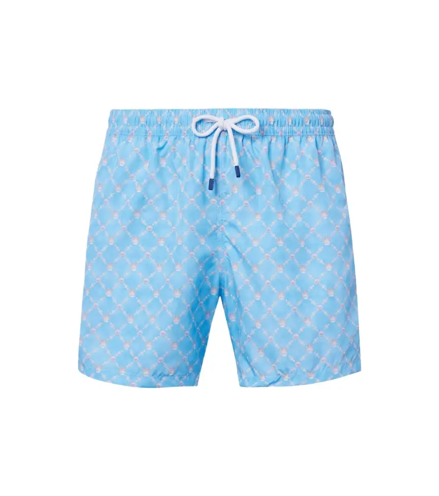 Fedeli Madeira printed swim trunks