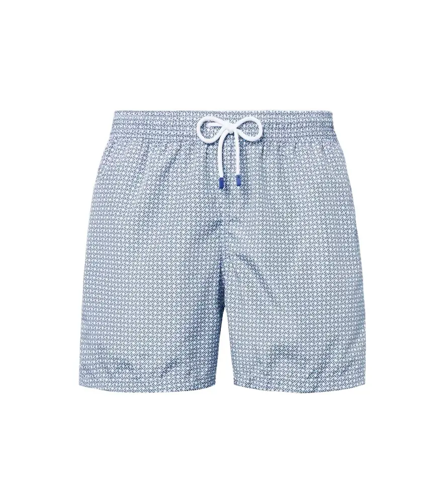 Fedeli Madeira printed swim trunks