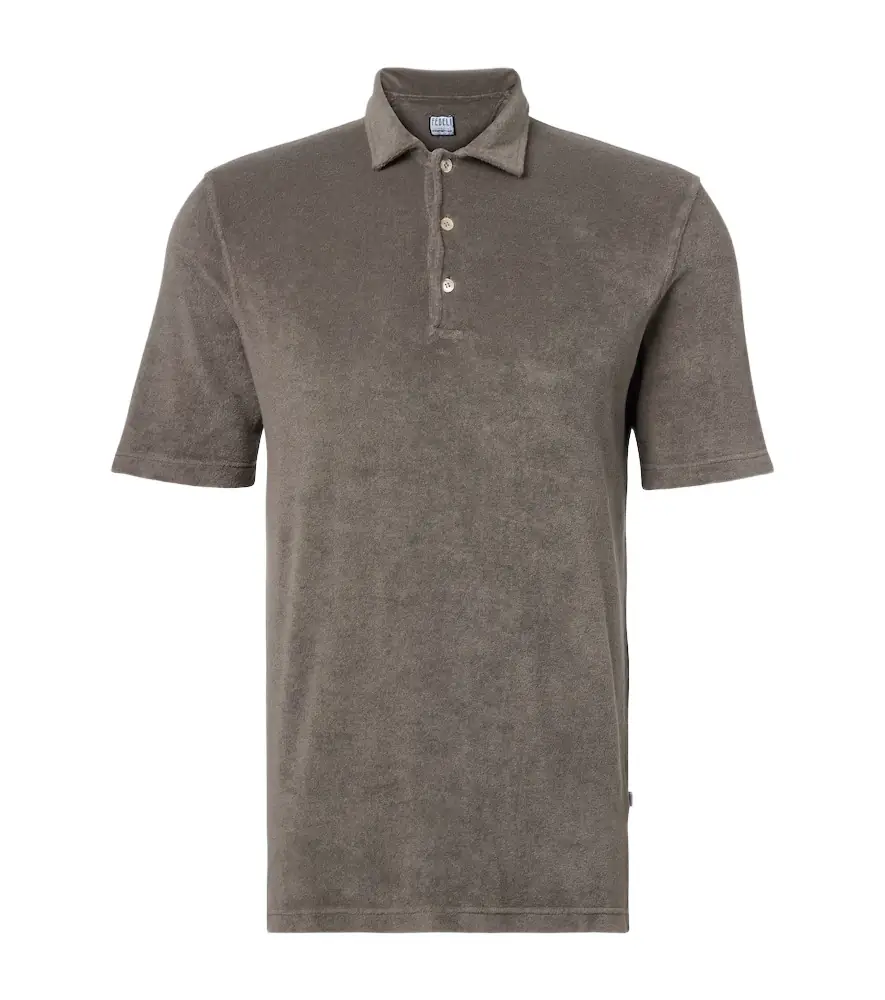 Fedeli Mondial cotton terry polo shirt
