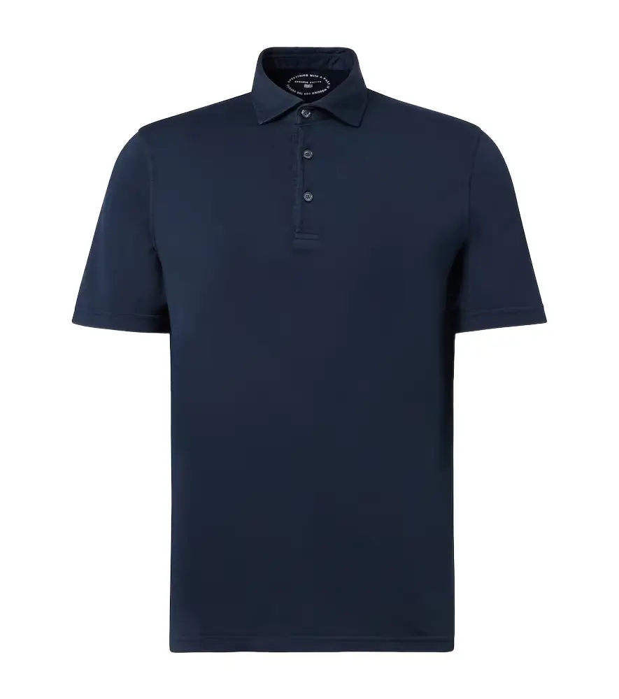 Fedeli Cotton polo shirt