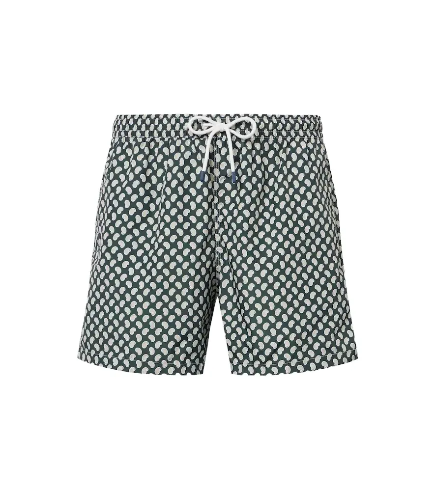 Fedeli Madeira paisley swim trunks