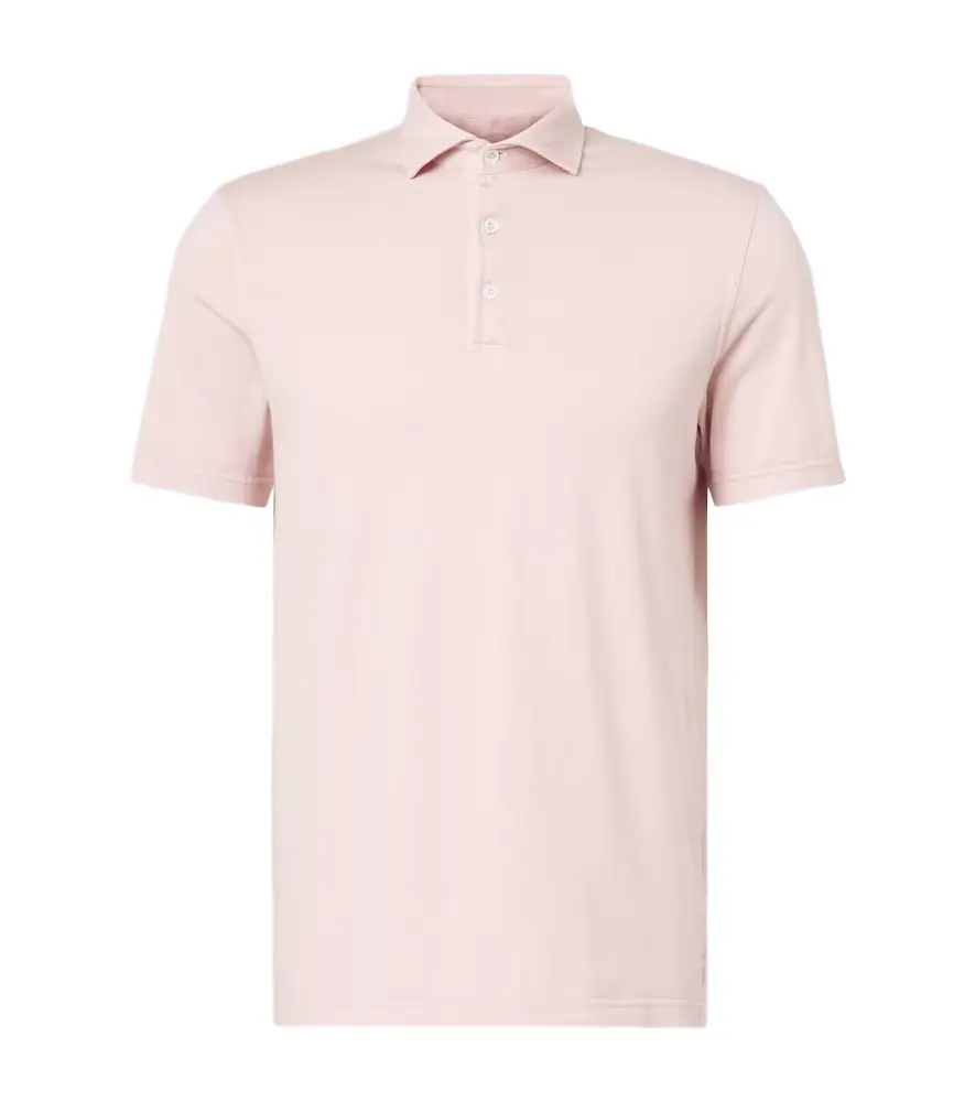 Fedeli Zero cotton jersey polo shirt