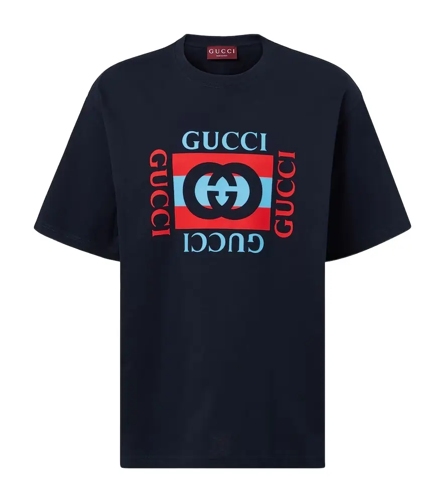 Gucci Logo cotton jersey T-shirt