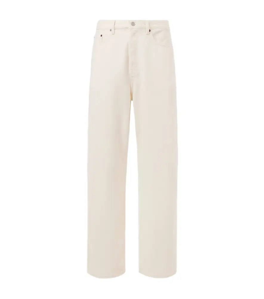 Frame Baggy high-rise wide-leg jeans