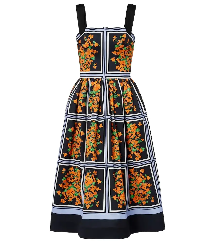 Carolina Herrera Printed midi dress