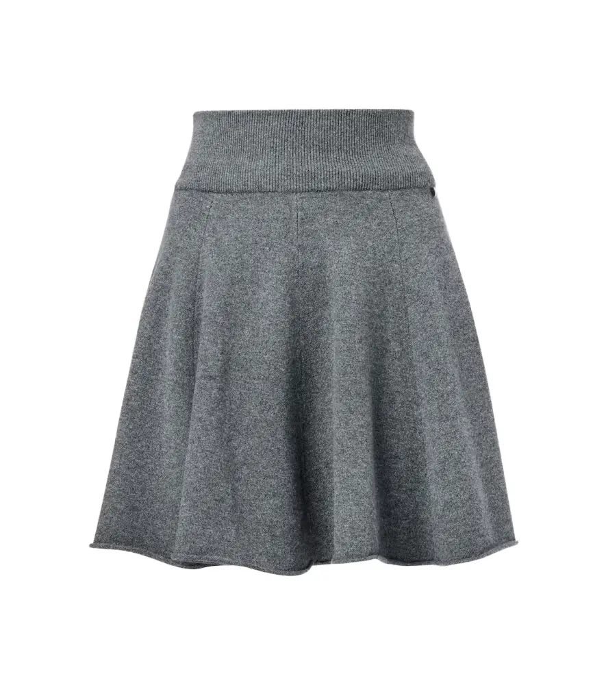 Extreme Cashmere N°379 Girl cashmere-blend miniskirt