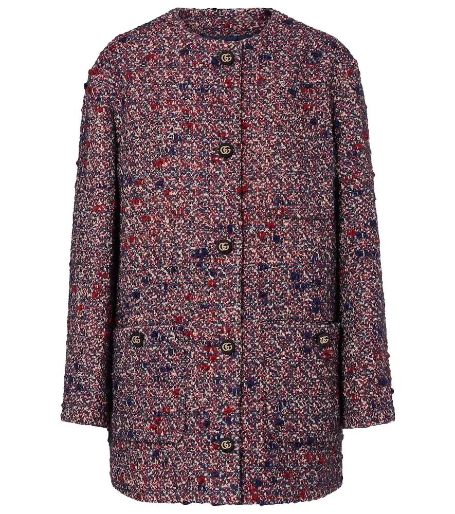 Gucci Wool-blend tweed jacket