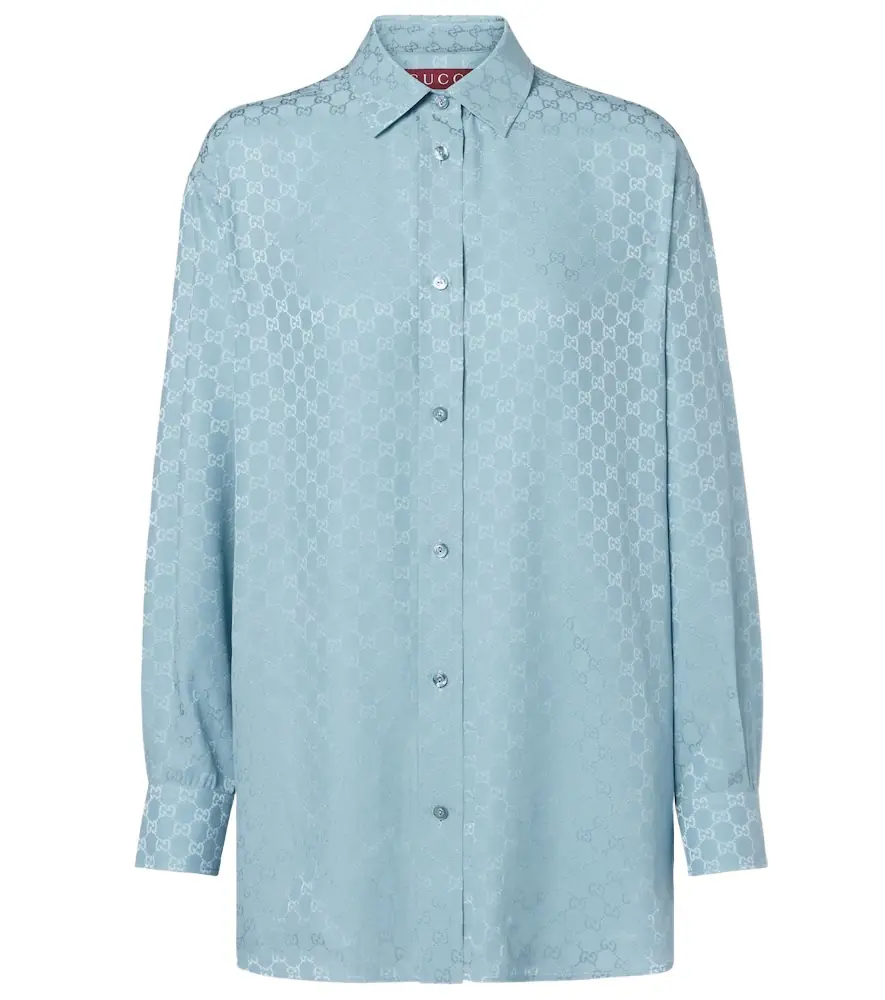 Gucci GG silk shirt