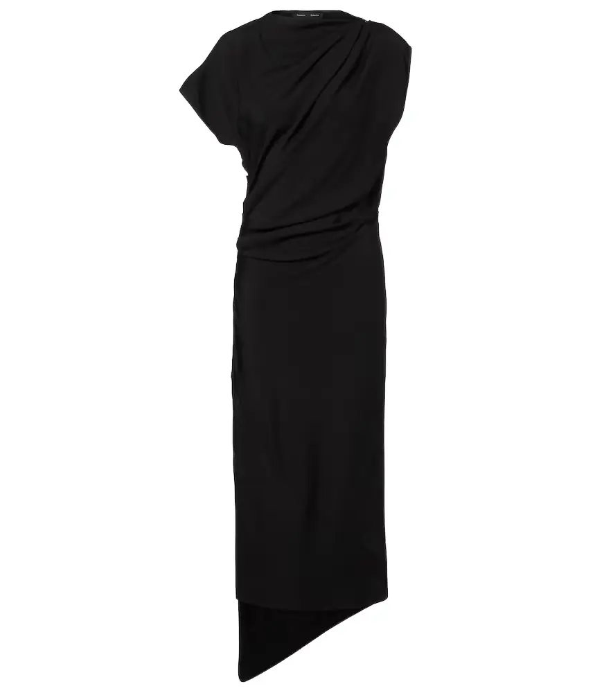 hallie ruched midi dress Hallie Knit Midi Dress