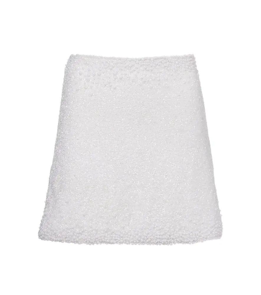 Clio Peppiatt Venus embellished miniskirt