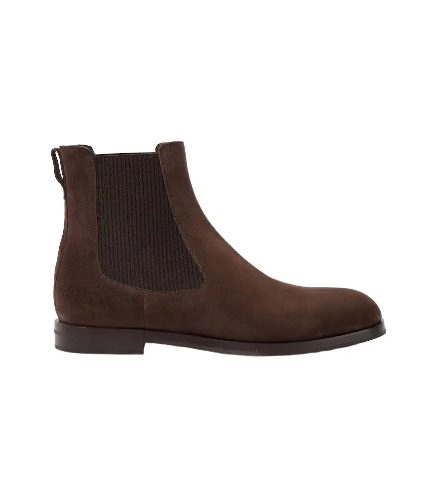 Manolo Blahnik Sempione suede Chelsea boots