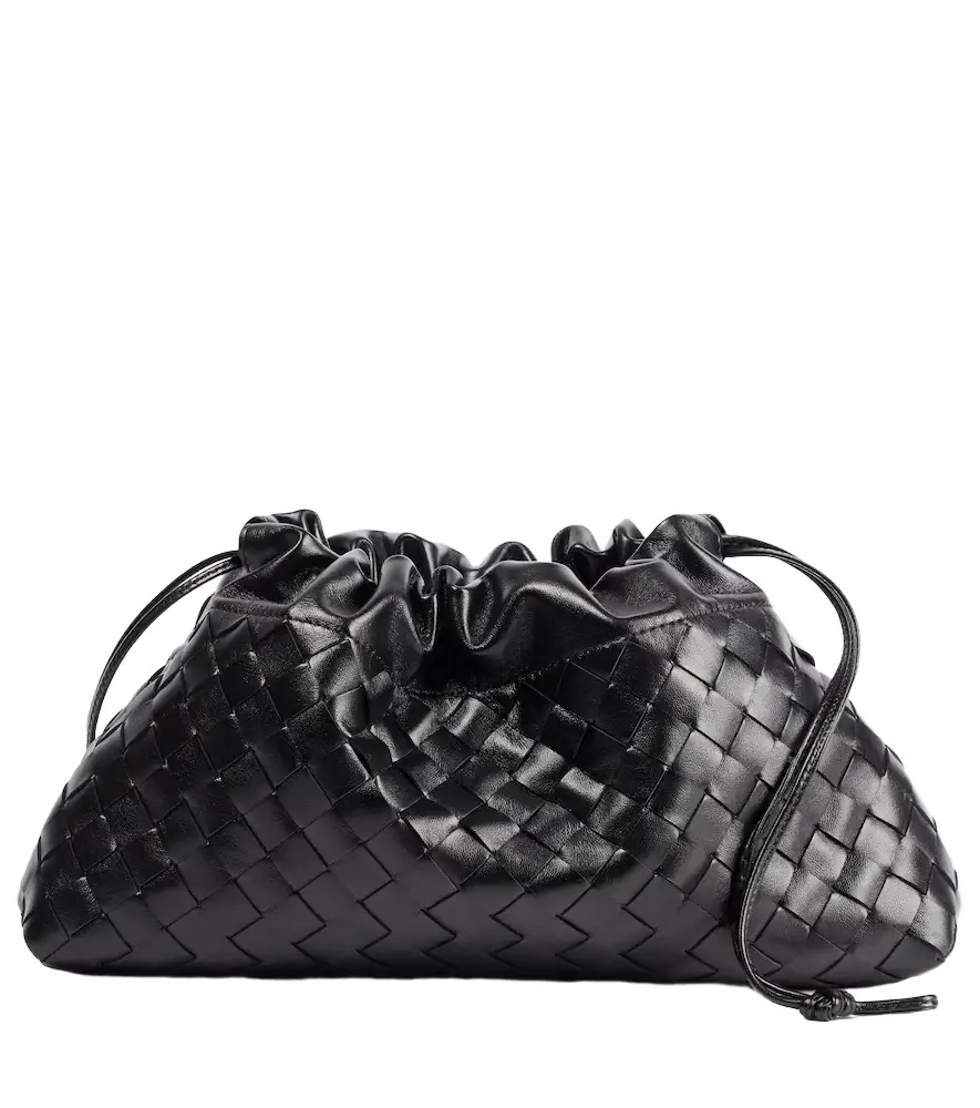 Bottega Veneta Dustbag Soirée Medium leather clutch