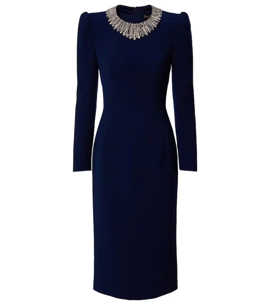 Jenny Packham Cora embellished midi dress