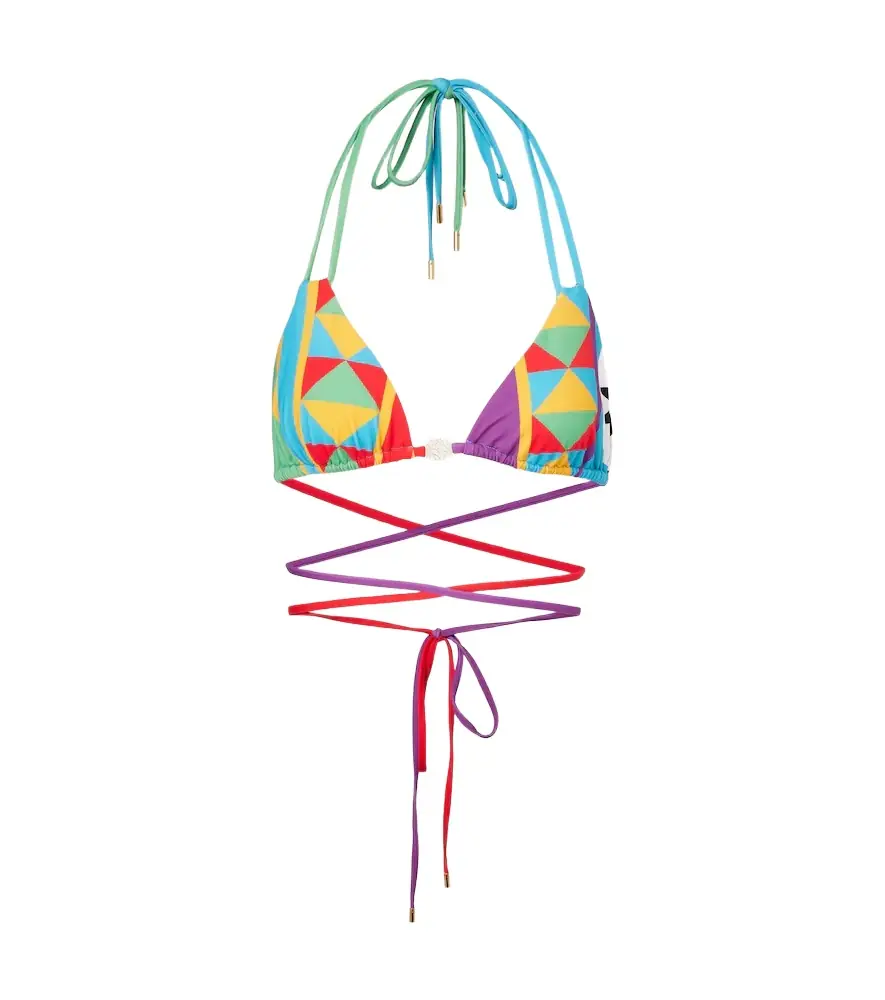 Loewe Paula's Ibiza printed bikini top